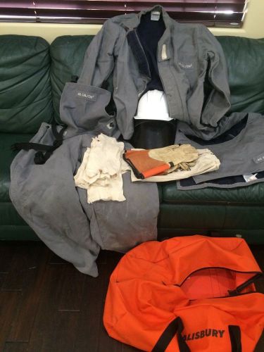 Salisbury pro-wear arc flash protective clothing kit sz large 40 cal/cm2 for sale