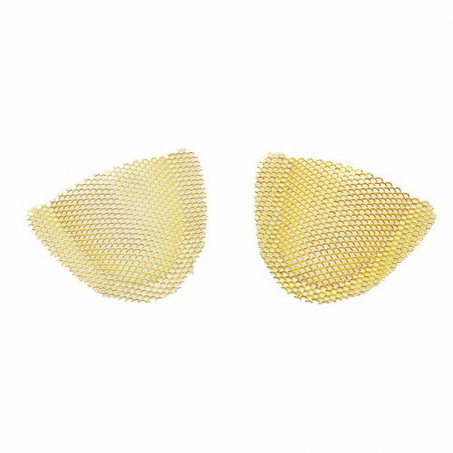 10pcs new dental yellow metal net strengthen impression trays for upper teeth for sale