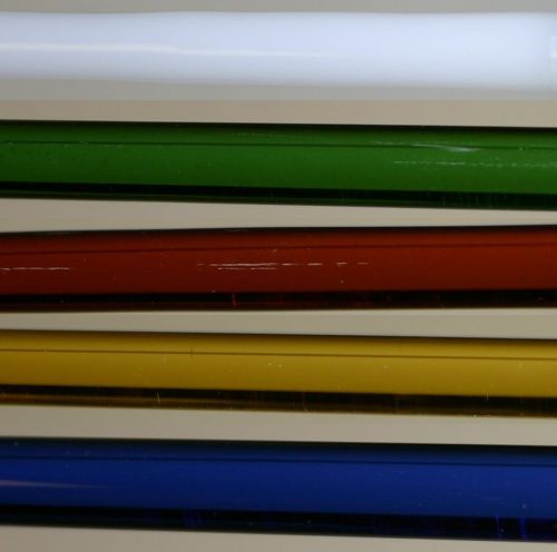 Colored borosilicate glass Rod, ? 7 mm x 24&#034;, 5 lbs, Free Shipping