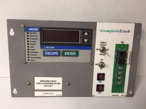 Carrier Comfort Link Controller Control Panel GFI CB1 CB2 Navigator USED