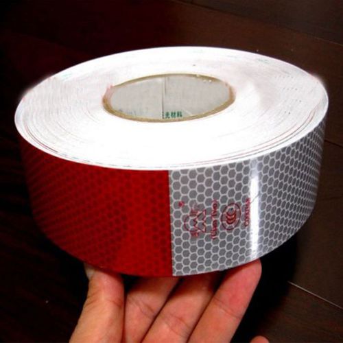 10PCS Truck Reflective Conspicuity Tape Wihte Red Total 3M = 10’ CCC = DOT - C2