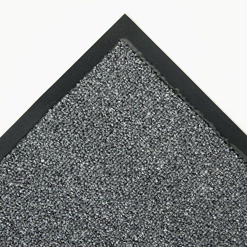Crown cwnwa0046gy gray walk-a-way indoor wiper mat, olefin, 48&#034; x 72&#034;, gray for sale