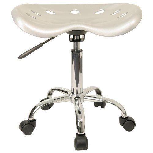 Tractor Seat Stool Adjustable Office Furniture Garage Work Chair SILVER Gift New