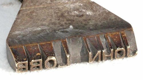 Antique book binding gold leaf gilding tool embossing stamp john lobb bootmakers for sale
