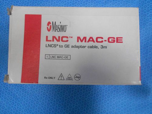Masimo REF 2264 LNC MAC-GE LNCS TO GE ADAPTER CABLE 3M ORIGINAL box
