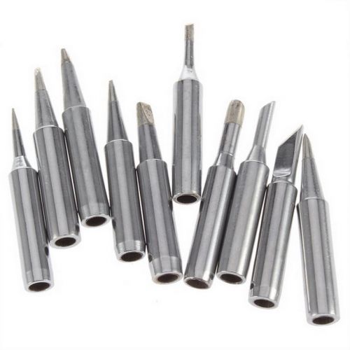 10 pcs solder iron tip 900m-t for hakko soldering rework station tool silver fe for sale
