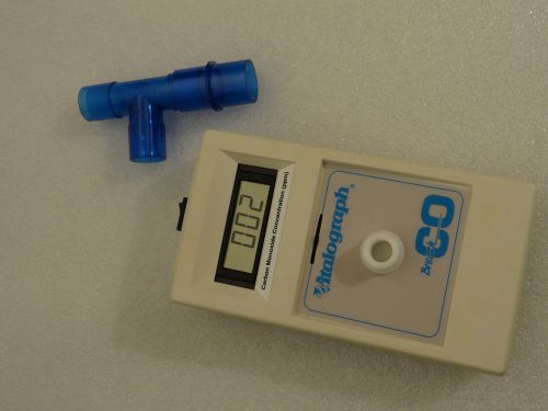 Vitalograph BreathCO Carbon Monoxide Concentration Smoke Monitor Tester #9