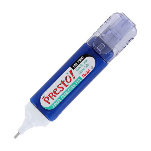 Pentel presto! jumbo correction pen, multi-purpose, fine point, 3 each for sale