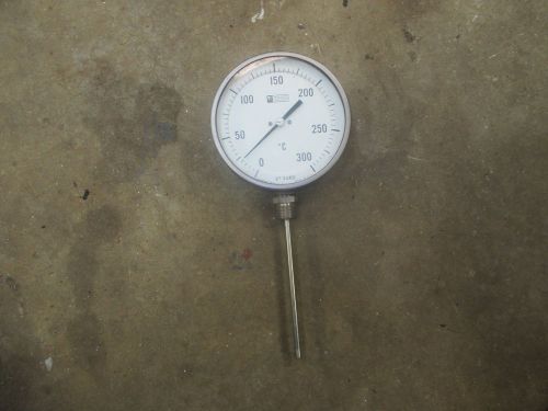 WekslerInstruments 300 degree C thermometer 1/2&#034; npt connection stainless steel