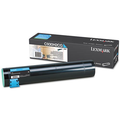 C930h2cg high-yield toner, 24000 page-yield, cyan for sale