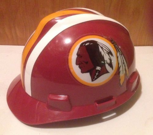Washington Redskins Hard Hat NFL Safety Football Work Site Game Day Sz Medium