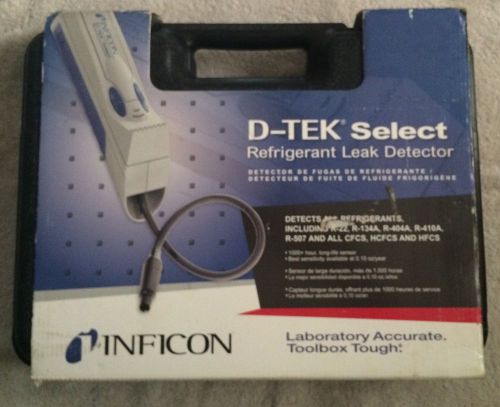 New in case inficon d-tek select refrigerant leak detector free shipping for sale