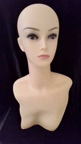 18&#034; head mannequin wigs, hair pieces, hats, scarves display free shipping for sale