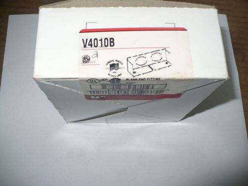 Wiremold V4010B Blank End Fitting, Ivory, Box of 2, New