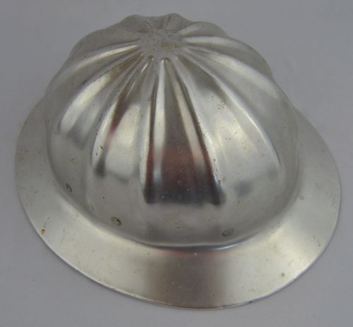 VINTAGE ALUMINUM  SAFETY HARD HAT HELMET LOGGING LOGGER Superlite