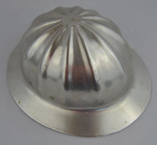 Vintage aluminum  safety hard hat helmet logging logger superlite for sale
