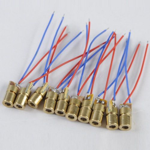10pc laser diode module red laser diode laser circuit 5v module head 6.5*18 evhg for sale