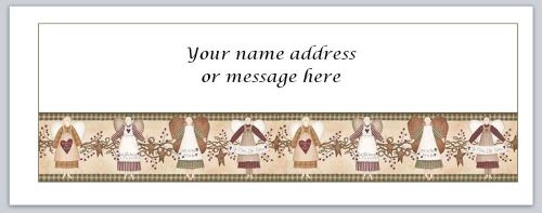30 Personalized Return Address Labels Angels  Buy 3 get 1 free (bo312)