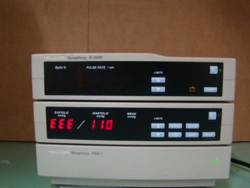 NELLCOR SYMPHONY N-3000 W/ SYMPHONY PSS-1 N20 &amp; N-3100-N00
