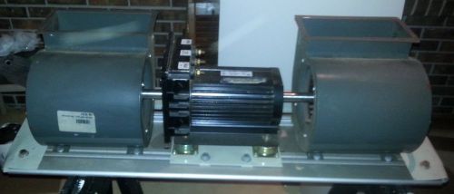 Hvac blower 27.6 vdc motor with dual squirrel cages two fans one motor for sale