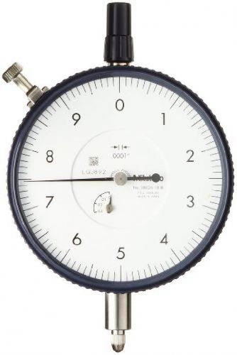 Mitutoyo - 3802sb-10 dial indicator, #4-48 unf thread, 0.375&#034; stem dia., flat for sale
