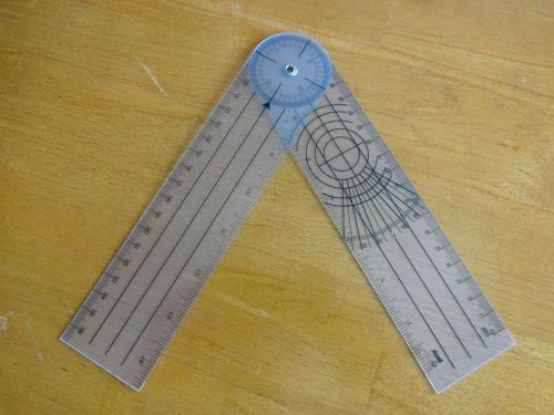 Brand new 360 degree spinal goniometer ruler us seller for sale