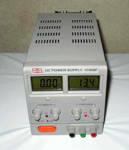 MASTECH REGULATED VARIABLE DC POWER SUPPLY 30V 3A 3003D
