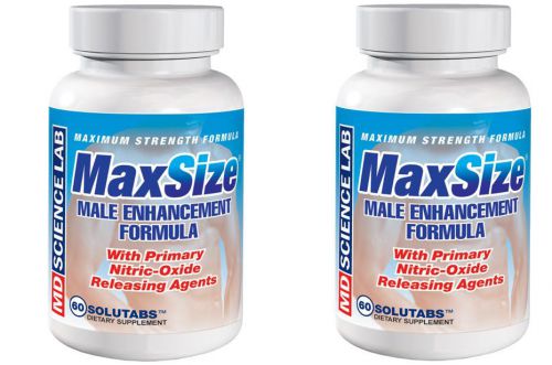 Max Size 2 bottles of 60 Pills Each Penis Erection Enlarger Sexual Enhancer