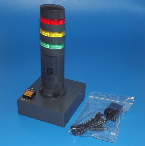Idec 3-LED Beacon Lamp Network Signal Light Tower With Buzzer Ethernet Control