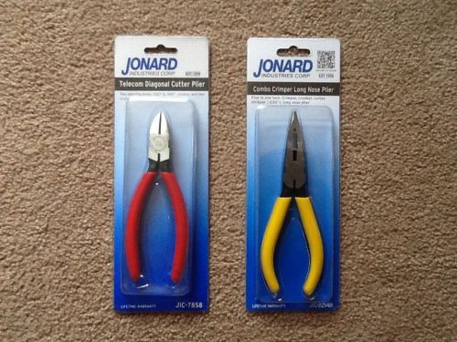 Jonard Diagonal Cutter Plier JIC-7858 and Combo Crimper Plier JIC-22148
