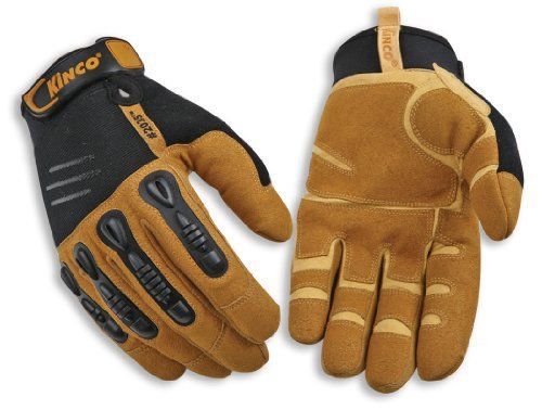 Kinco 2035 kincopro unlined foreman synthetic leather full fingers glove  work for sale