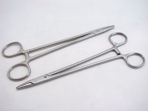 Lot Of (2) V Mueller SU 16030 Needleholders 8&#034; Stainless Steel Germany  b175