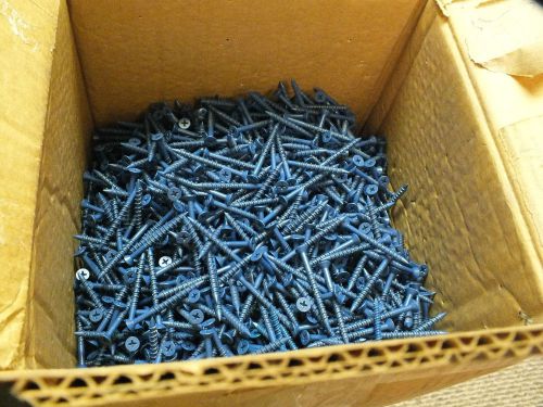 Evco 3/16 x 2 1/4 Flat Phillips Concrete Screws 1300 Pieces