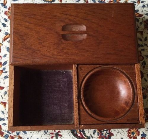 Vintage Wooden Desktop - Dresser Organizer- Cigar