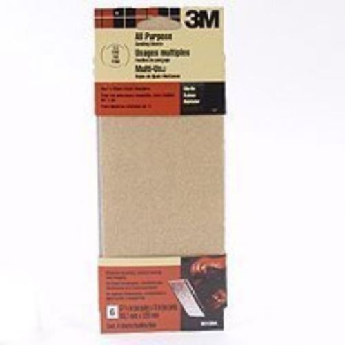 3M 9219NA 3 2/3-Inch by 9-Inch Power Sanding Sheets  Asst. Grit  6-pack