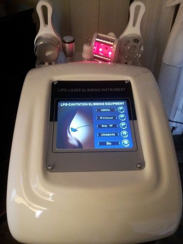 Vacuum Tripolar RF Roller Cavitation Face Body Slimming Machine Radio Frequency