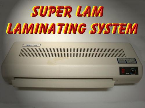 Super Lam laminating system including for free 1666 Pouch Filme&#039;s