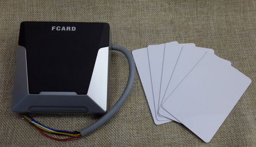 RFID Proximity IC Card Reader WG26/WG34 13.56Mhz LED waterproof +5pcs IC card