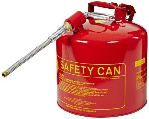 Eagle u2-51-sx5 type ii metal safety can  flammables  11-1/4&#034; width x 15-7/8&#034; de for sale