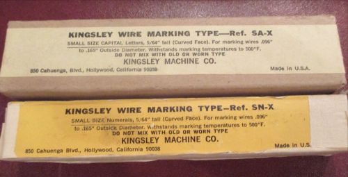 Kingsley Machine Type ( 5/64&#034; Curved Face Type ) Hot Foil Wire Stamping Machine