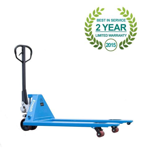 Hand pallet jack / truck 5500 lb 27&#034;x48&#034; new 2-year warranty for sale
