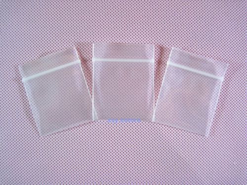 100 Thick Ziplock Reclosable Zipper Bags 1.5&#034; x 2&#034;_40 x 50mm