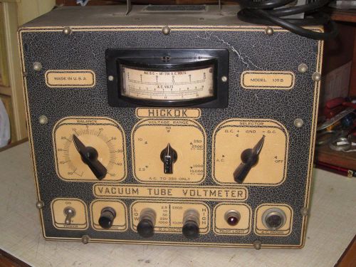 Hickok Vacuum Tube Voltmeter Model 110 B Tube Tester