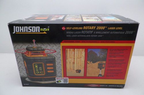 *JOHNSON 40-6543 Self-Leveling Rotary Laser Level GreenBrite Tech NEW IN BOX*