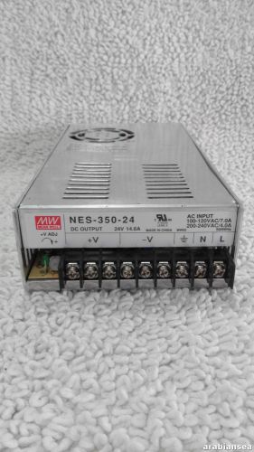 MeanWell NES-350-24 SMPS Bsed Power Supply 24 Volts 14.6 Amps 350Watts