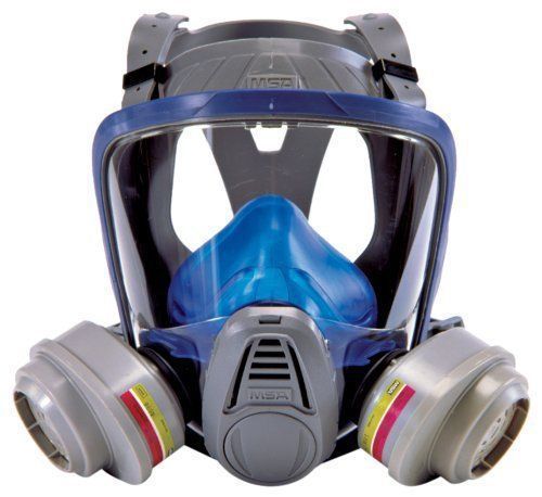 MSA SAFETY WORKS 10041139 FULL FACE MULTI-PURPOSE RESPIRATOR (READ DETAILS)