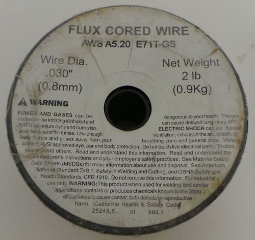 Flux 2lb Cored Wire AWS A5.20 E71T-GS NEW!