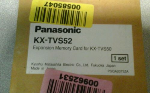 Panasonic KX-TVS52 Memory Expansion For KX-TVS50