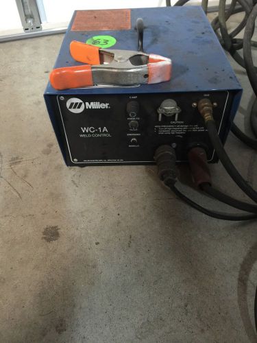 Miller  Spoolmatic 1 With WC- 1A Control Box 200  AMP And It Works Fully Tested