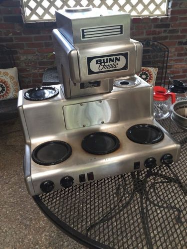 Bunn-O-Matic Automatic Coffee Brewer 5 Warmers Commercial Restaurant